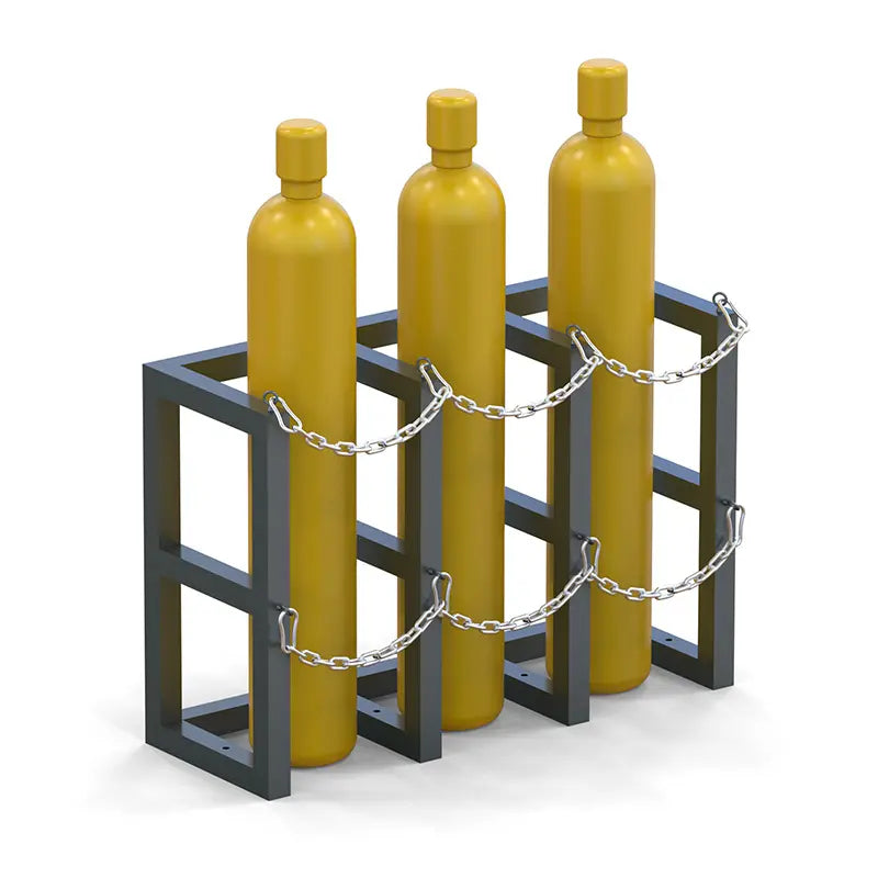 Gas Cylinder Barricade Rack (3x1) – Karan and Associates, Inc.