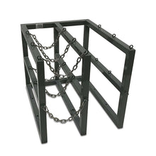 Load image into Gallery viewer, R2X3 floor-mounted gas cylinder rack