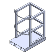 Load image into Gallery viewer, Gas Cylinder Pallet (2x2) - 24" Bulk