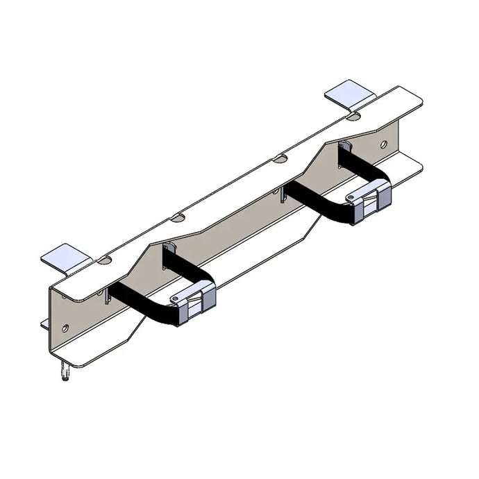 Gas Cylinder Bench Mount Bracket (2x) - Stainless Steel