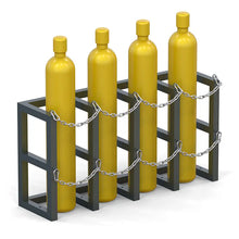 Load image into Gallery viewer, Gas Cylinder Barricade Rack (4x1)
