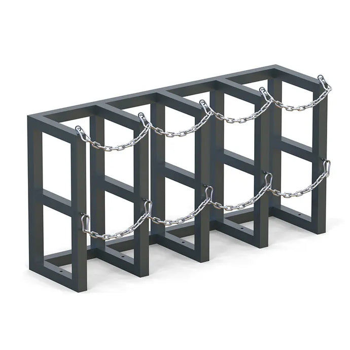Gas Cylinder Barricade Rack (4x1)