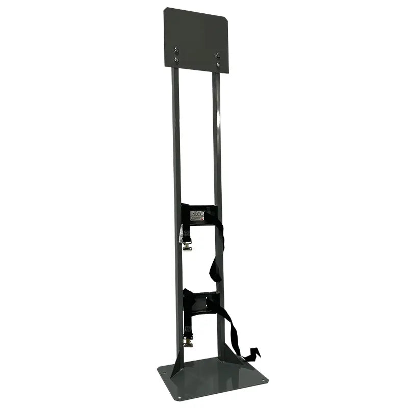 Process station 1x1 gas cylinder rack with mounting plate