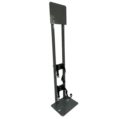 Process station 1x1 gas cylinder rack with mounting plate