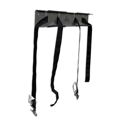 WB2 Gas Cylinder Wall Mount Bracket with open straps