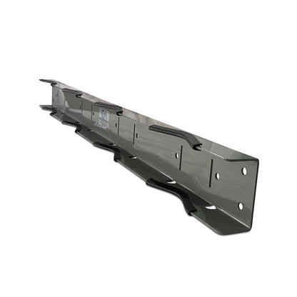 WB3 Gas Cylinder Wall Mount Bracket shown without straps