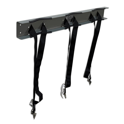 WB3 Gas Cylinder Wall Mount Bracket shown open straps