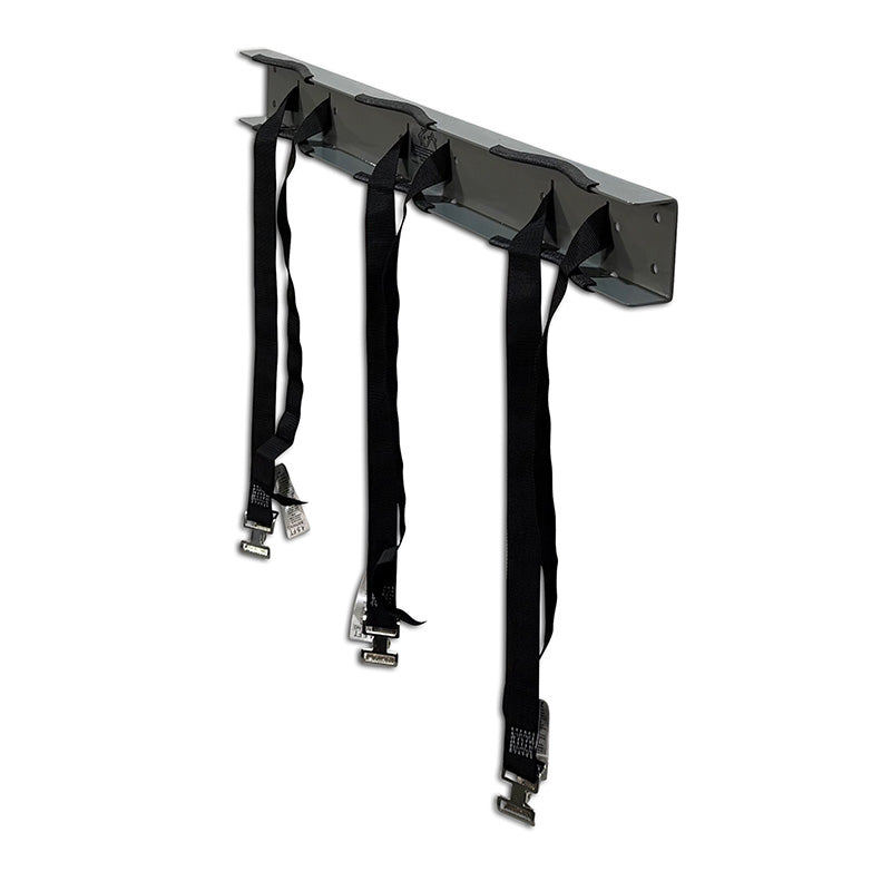 WB3 Gas Cylinder Wall Mount Bracket shown open straps