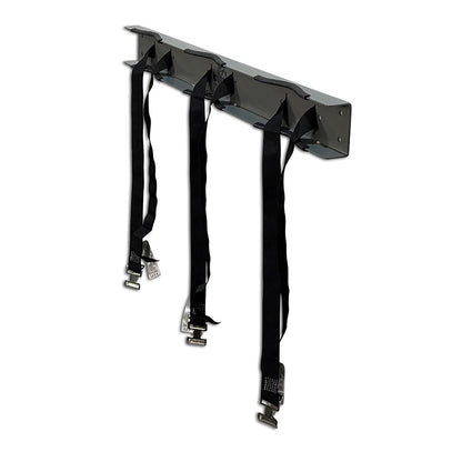 WB3 Gas Cylinder Wall Mount Bracket shown open straps