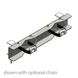 Gas Cylinder Bench Mount Bracket (2x)