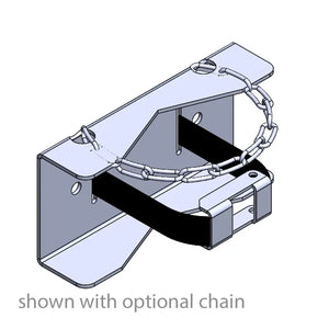 Gas Cylinder Wall Mount Bracket (1x)