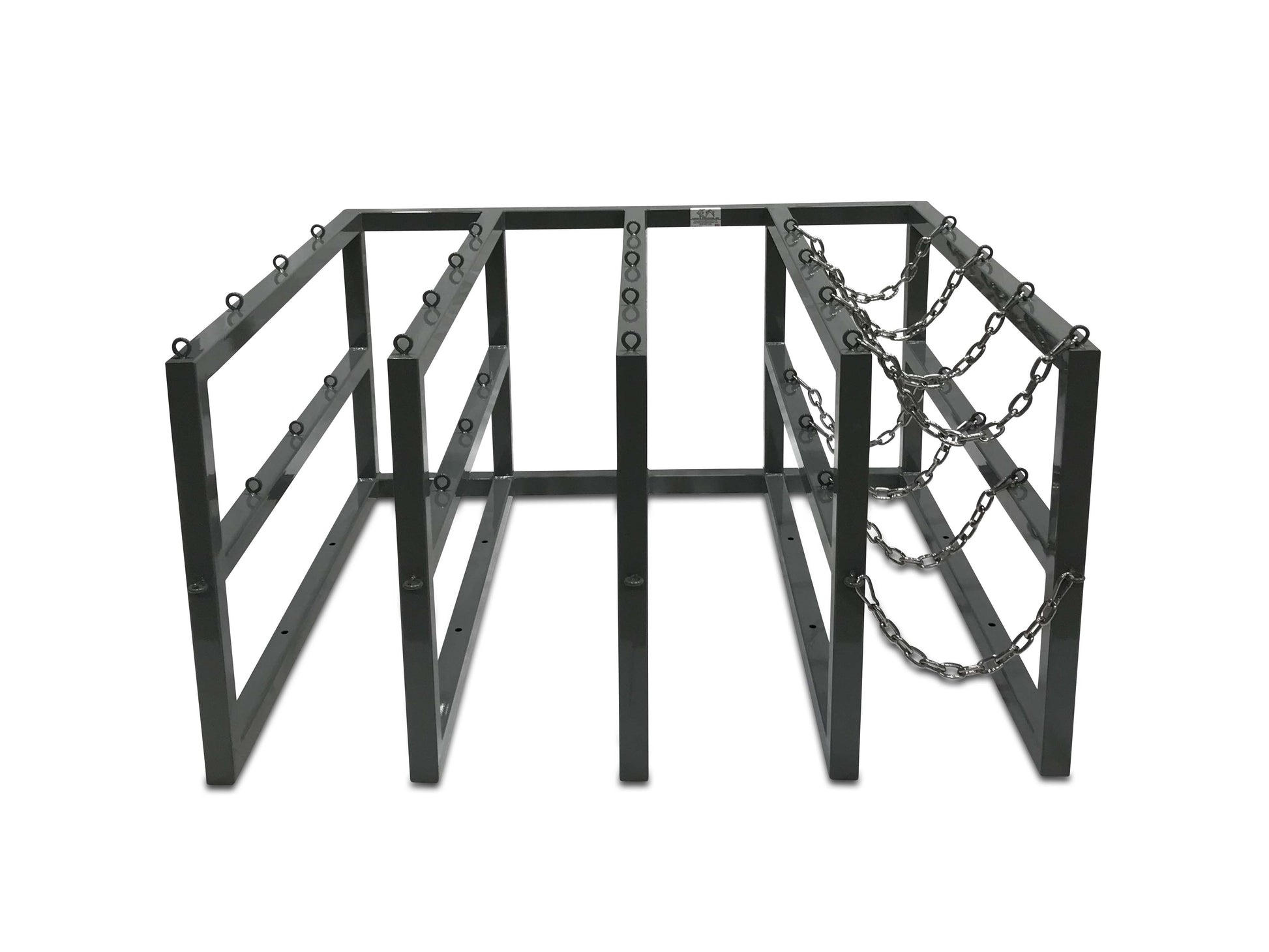 R4X4 gas cylinder rack - front view