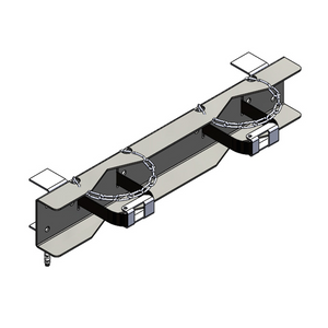 Gas Cylinder Bench Mount Bracket (2x)